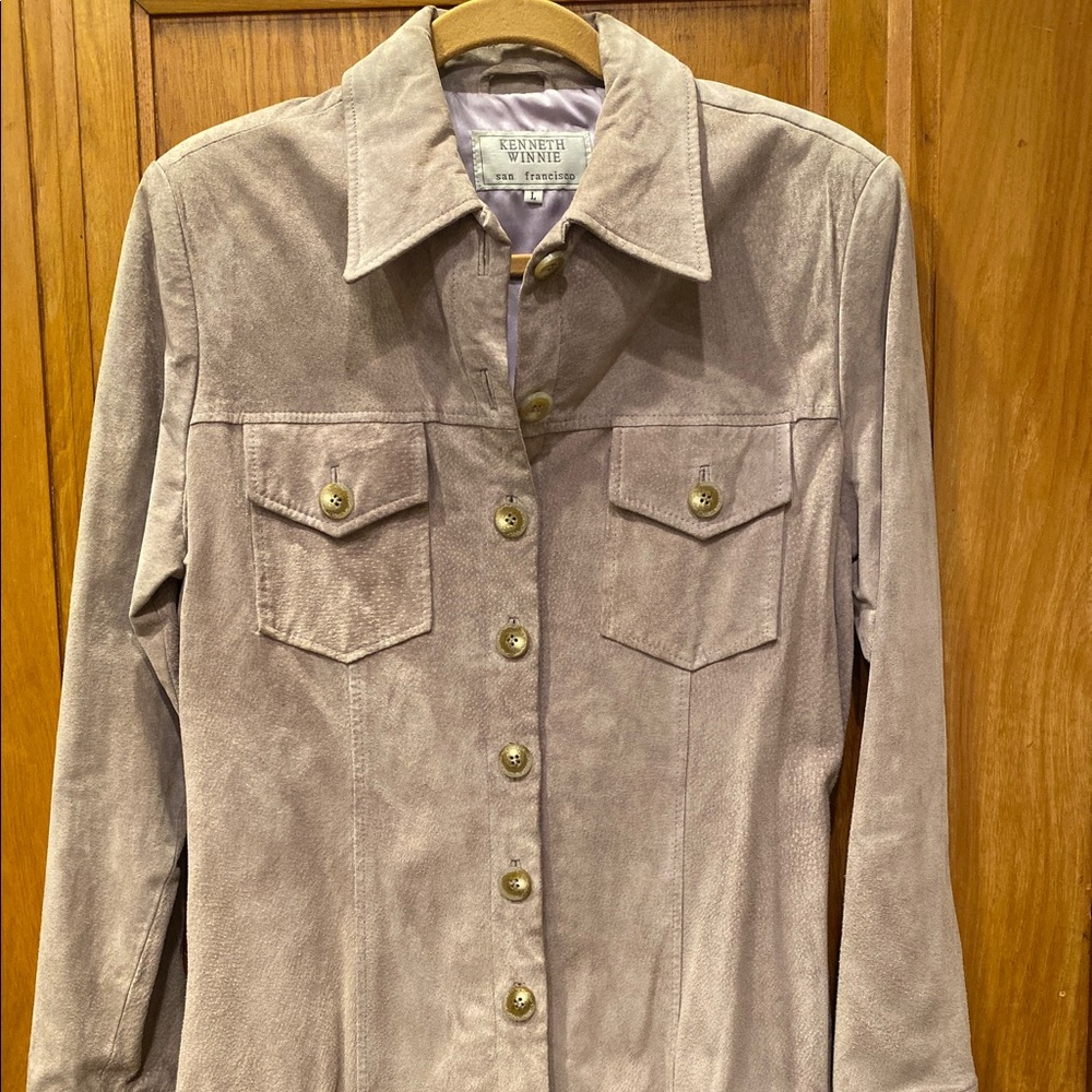 Kenneth Winnie San Francisco genuine suede jacket